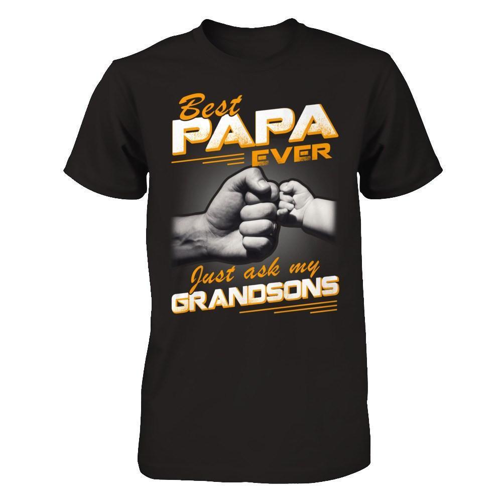 Best Papa Ever Just Ask My Grandsons
