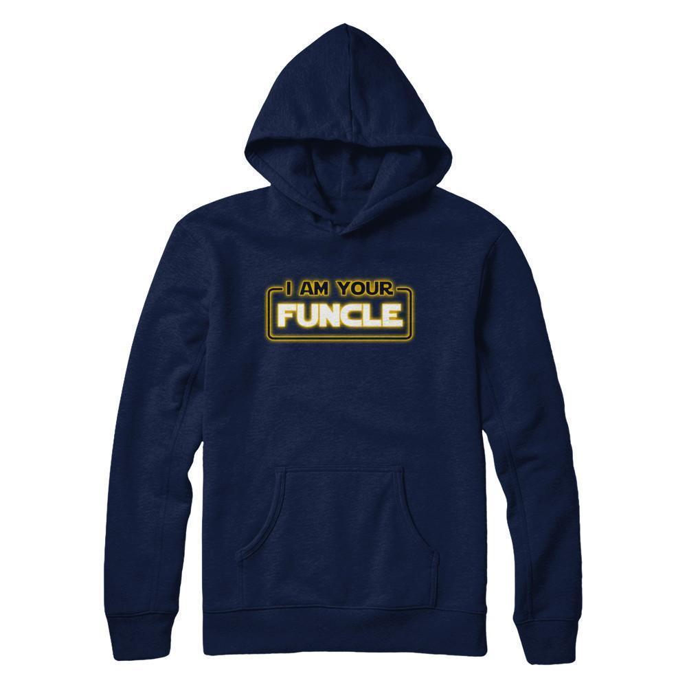 I Am Your Funcle Funny Uncle-T-Shirt & Sweatshirt-Pullover Hoodie-Navy