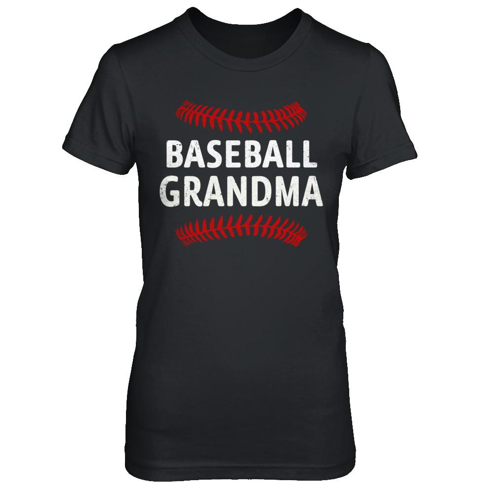 Baseball Grandma-T-Shirt & Hoodie-