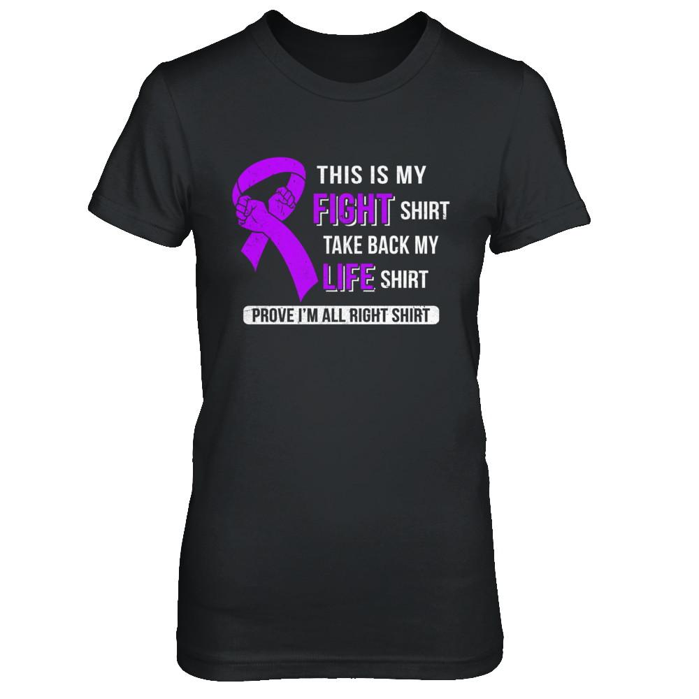 This Is My Fight Alzheimer's Lupus Pancreatic Awareness-T-Shirt & Hoodie-Women's T-Shirt-Black