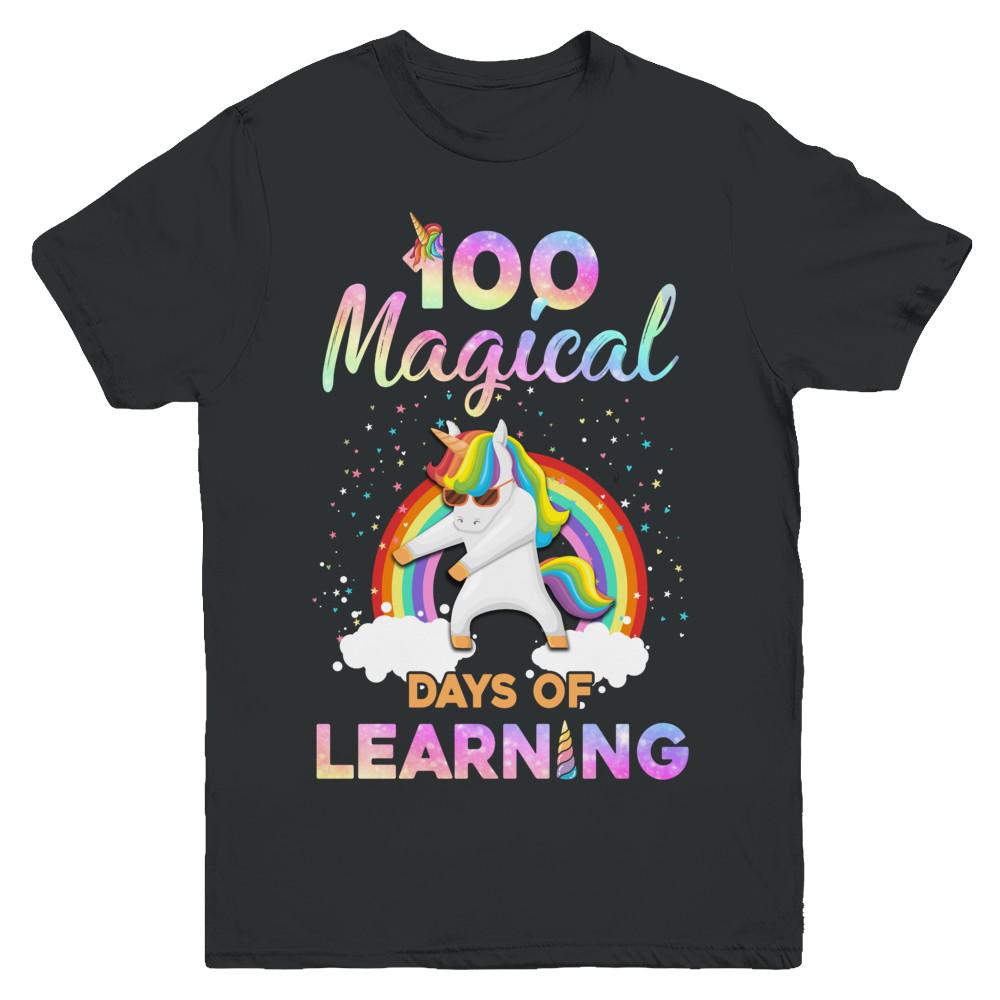 100 Magical Days of Learning Flossing Unicorn Youth