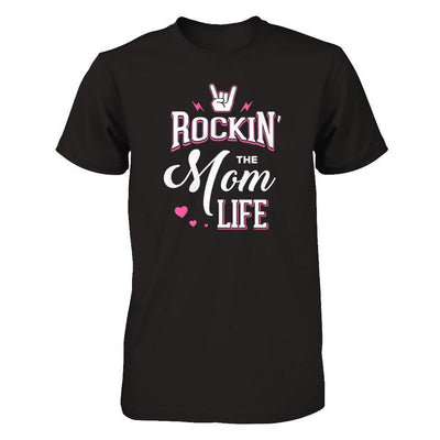 Rockin' The Mom Life-T-Shirt & Tank Top-Premium T-Shirt-Black
