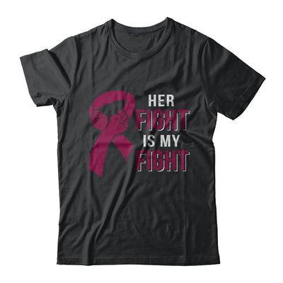 Her Fight Is My Fight Multiple Myeloma Awareness-T-Shirt & Hoodie-Classic T-Shirt-Black