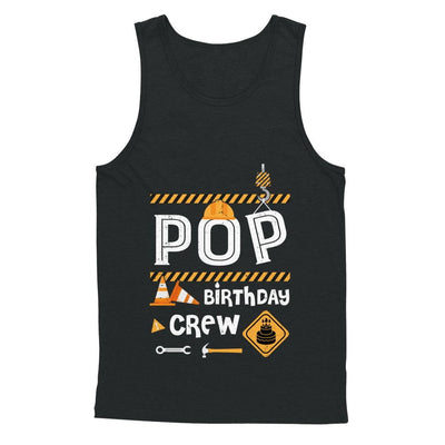 Pop Birthday Crew Construction Birthday Party Gift-T-Shirt & Hoodie-Unisex Tank-Black