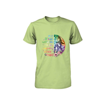 Earth In A World Where You Can Be Anything Be Kind Youth-Youth Shirt-Toddler T-Shirt-Key Lime