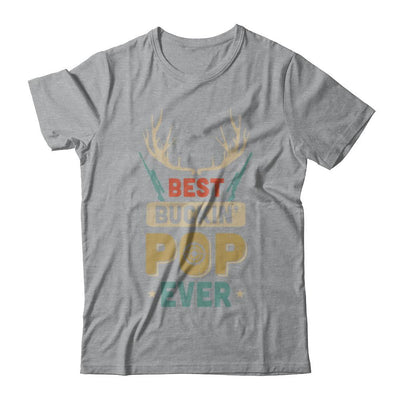 Vintage Best Buckin' Pop Ever Deer Hunting-T-Shirt & Hoodie-Classic T-Shirt-Sport Grey