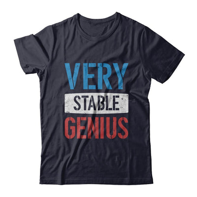 Very Stable Genius-T-Shirt & Hoodie-Premium T-Shirt-Midnight Navy