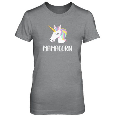 Unicorn Mom And Baby Mamacorn Mama Mother Day Gift-T-Shirt & Tank Top-Women's T-Shirt-Sport Grey
