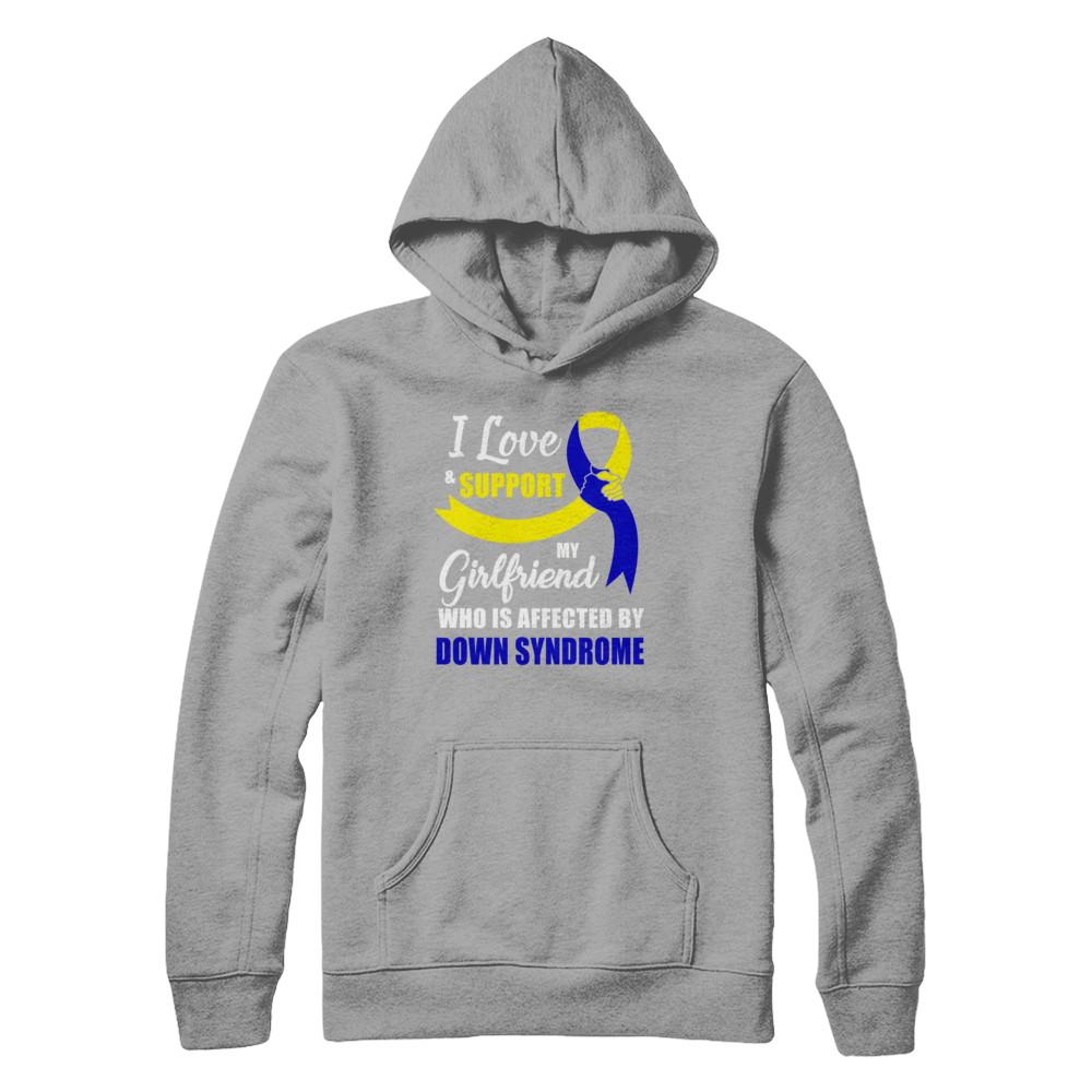 Down Syndrome Awareness Support Yellow Blue Girlfriend Boyfriend-T-Shirt & Hoodie-Pullover Hoodie-Light Steel