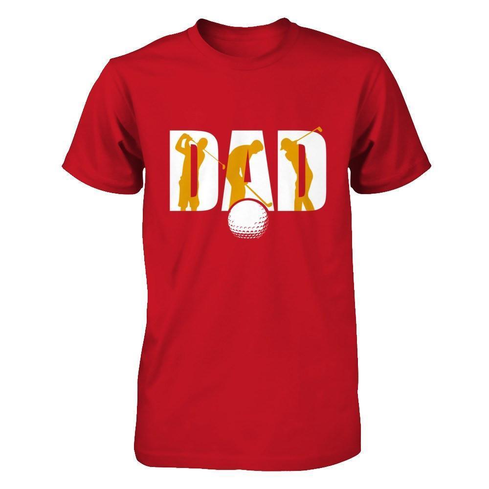 Golf Dad Father's Day-T-Shirt & Hoodie-Classic T-Shirt-Red