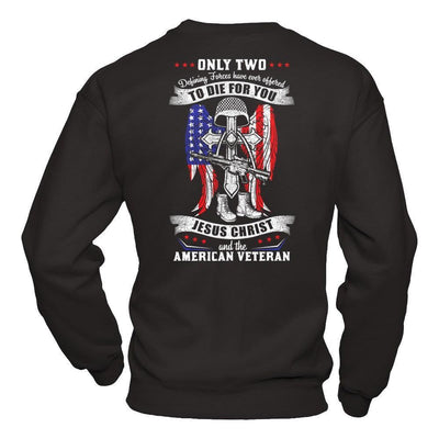 Only Two Defining Forces Have Ever Offered To Die-T-Shirt & Hoodie-Crewneck Sweatshirt-Black