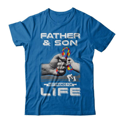 Autism Awareness Father And Son Best Friends For Life-T-Shirt & Hoodie-Classic T-Shirt-Royal