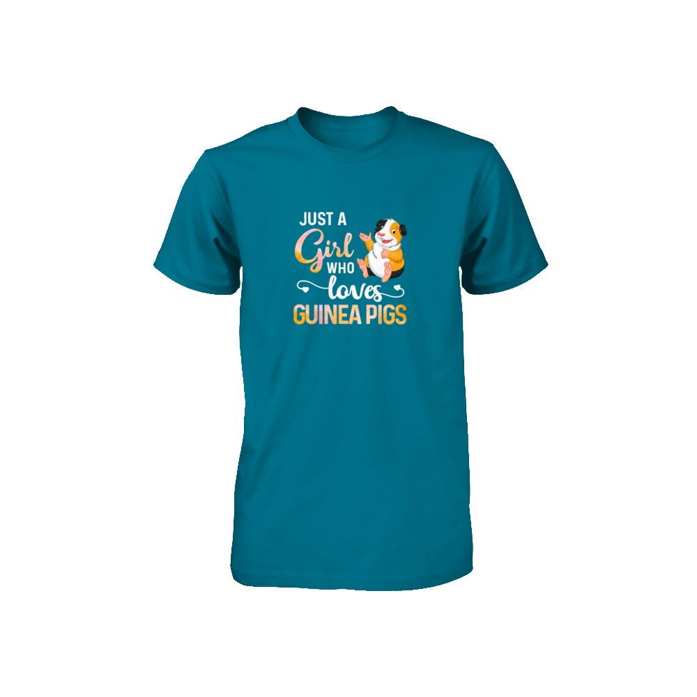 Just A Woman Who Loves Guinea Pigs Youth-Youth Shirt-