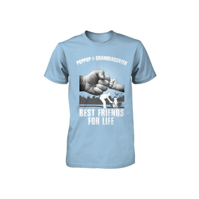 Poppop And Granddaughter Best Friends For Life Youth-Youth Shirt-Toddler T-Shirt-Light Blue