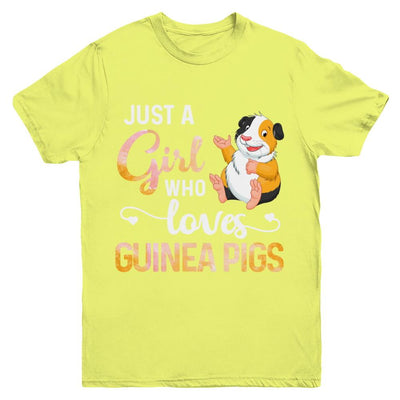 Just A Woman Who Loves Guinea Pigs Youth-Youth Shirt-Youth T-Shirt-Daisy