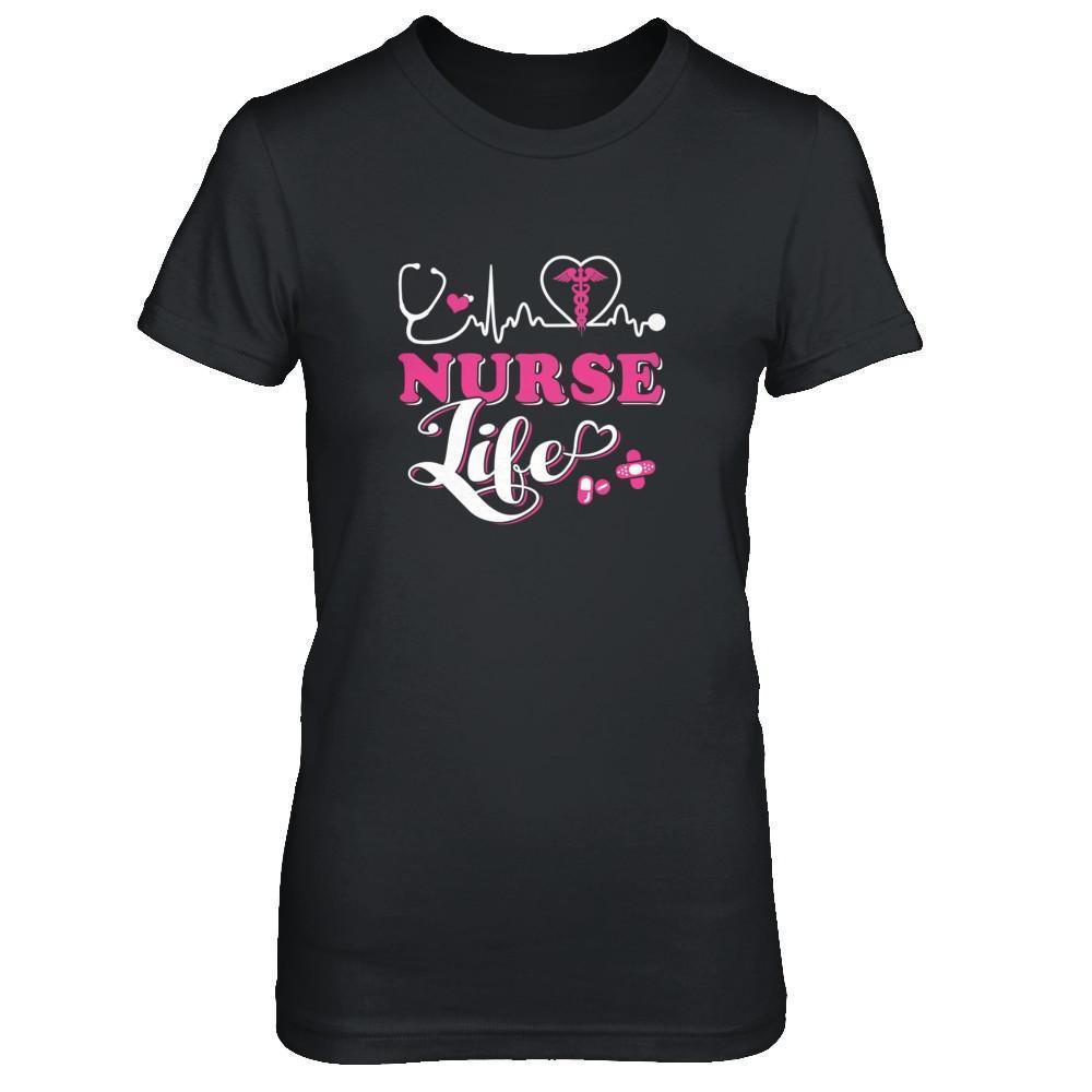 Nurse Life Lover-T-Shirt & Tank Top-Women's T-Shirt-Black