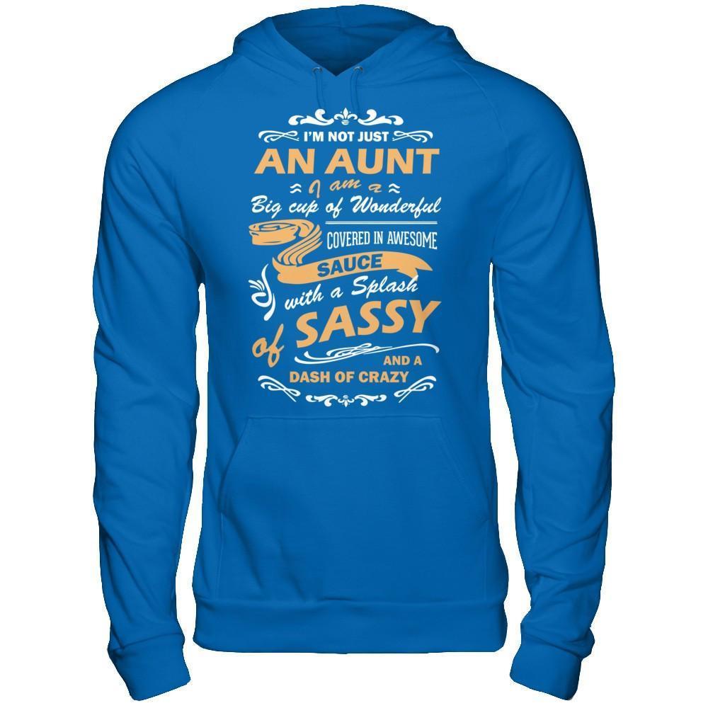 I'm Not Just An Aunt I'm A Big Cup Of Wonderful-T-Shirt & Hoodie-Pullover Hoodie-Royal