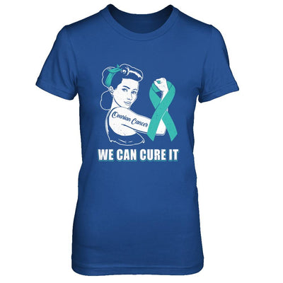 Ovarian Cancer Awareness Survivor We Can Cure It-T-Shirt & Hoodie-Women's T-Shirt-Royal