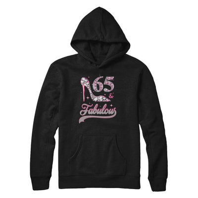 65 And Fabulous 65 Years Old 1956 65th Birthday Gift-T-Shirt & Hoodie-Pullover Hoodie-Black
