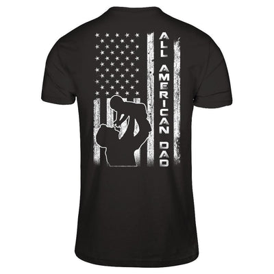 All American Dad Flag-T-Shirt & Hoodie-Classic T-Shirt-Black
