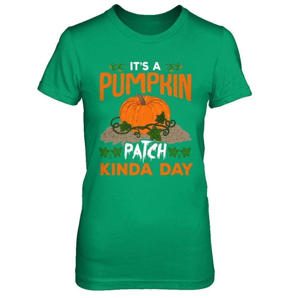 It's A Pumpkin Patch Kinda Day-T-Shirt & Sweatshirt-Women's T-Shirt-Irish Green