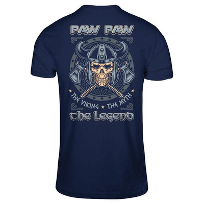 Paw Paw The Viking The Myth The Legend-T-Shirt & Hoodie-Classic T-Shirt-Navy