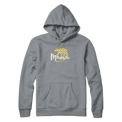 Sunflower Bear Mothers Day Gift Flowers Mama Floral-T-Shirt & Tank Top-Pullover Hoodie-Light Steel