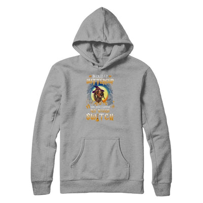 Buckle Up Buttercup Halloween Witch Dachshund Costume-T-Shirt & Tank Top-Pullover Hoodie-Light Steel