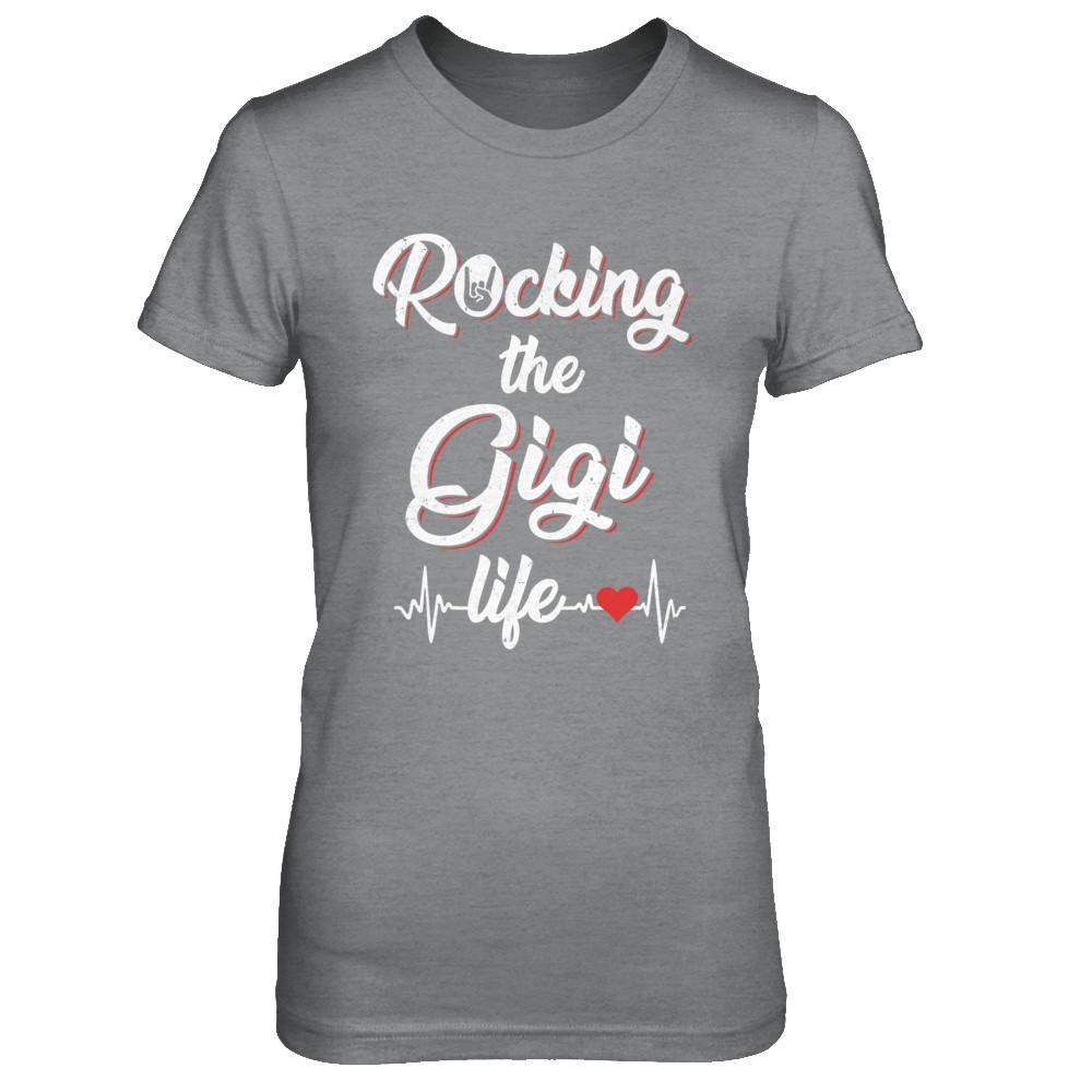Rocking The Gigi Life Mothers Day Gifts-T-Shirt & Hoodie-Women's T-Shirt-Sport Grey