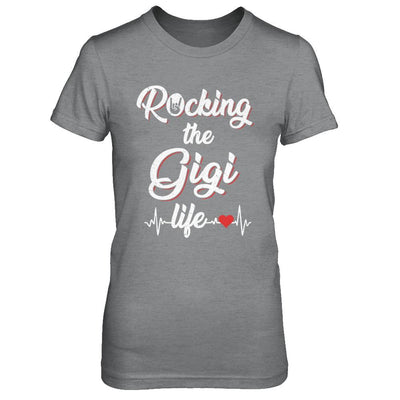 Rocking The Gigi Life Mothers Day Gifts-T-Shirt & Hoodie-Women's T-Shirt-Sport Grey