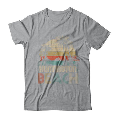 Vintage Summer Huntington Beach California-T-Shirt & Hoodie-Classic T-Shirt-Sport Grey