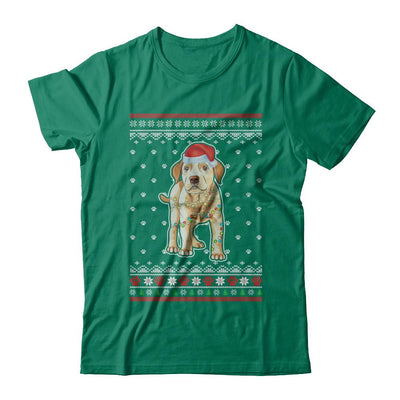 Labrador Christmas Ugly Sweater Lights Dog Xmas Gift-T-Shirt & Sweatshirt-Classic T-Shirt-Kelly Green