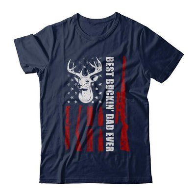 Best Buckin Dad Ever Deer Hunting Father's Day Gift-T-Shirt & Hoodie-Classic T-Shirt-Navy