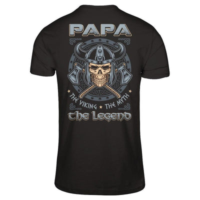 Papa The Viking The Myth The Legend-T-Shirt & Hoodie-Classic T-Shirt-Black