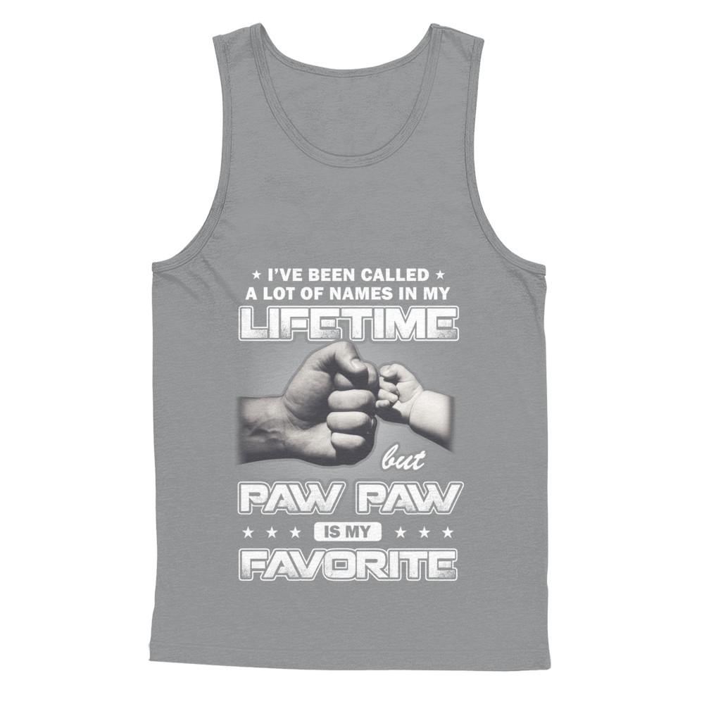 I've Been Called A Lot Of Names But Paw Paw Is My Favorite-T-Shirt & Hoodie-Unisex Tank-Sport Grey