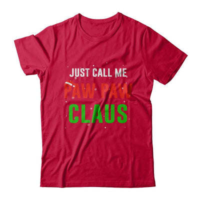 Santa Paw Paw Claus Matching Family Christmas Pajamas-T-Shirt & Sweatshirt-Classic T-Shirt-Red