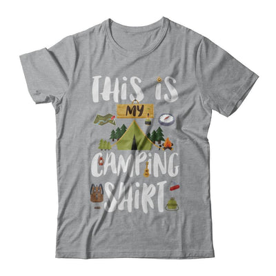 Funny This Is My Camping-T-Shirt & Hoodie-Classic T-Shirt-Sport Grey