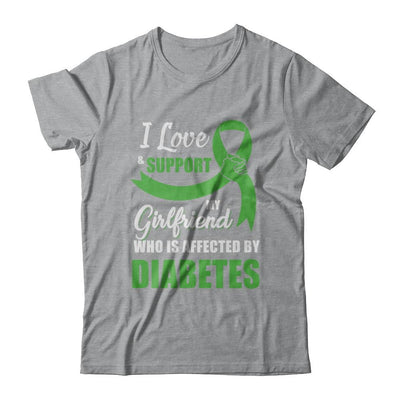 Lymphoma Awareness Support Green Girlfriend Boyfriend-T-Shirt & Hoodie-Classic T-Shirt-Sport Grey