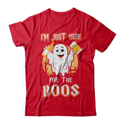 I'm Just Here For The Boos Halloween Beer-T-Shirt & Hoodie-Premium T-Shirt-Red
