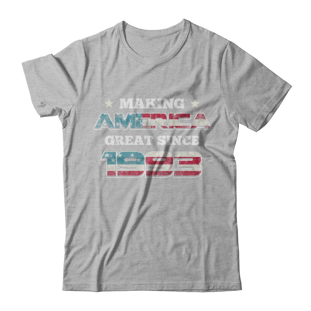 Making America Great Since 1993 28th Birthday-T-Shirt & Hoodie-Premium T-Shirt-Heather Gray