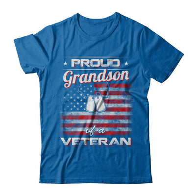 Proud Grandson Of A Veteran-T-Shirt & Hoodie-Classic T-Shirt-Royal