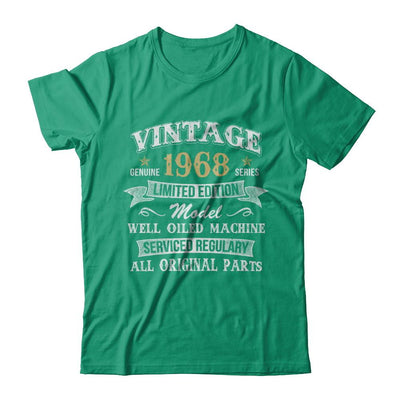 Vintage 53th Birthday Funny 1968 All Original Parts-T-Shirt & Hoodie-Classic T-Shirt-Kelly Green