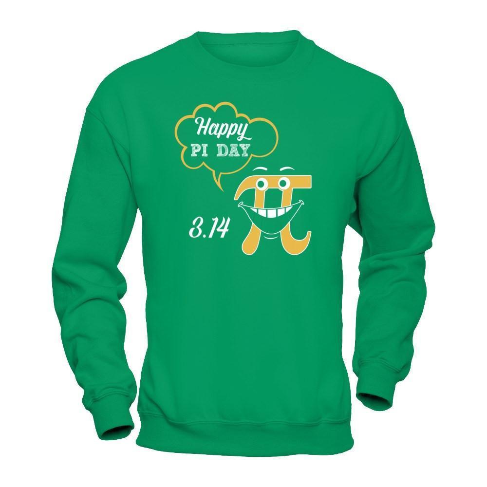 Happy Pi Day 2017 March 14Th-T-Shirt & Hoodie-Crewneck Sweatshirt-Irish Green