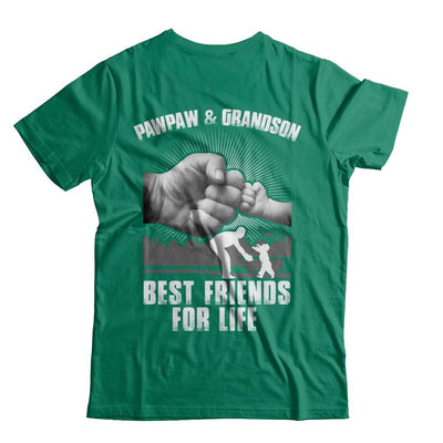 Pawpaw And Grandson Best Friends For Life-T-Shirt & Hoodie-Classic T-Shirt-Kelly Green