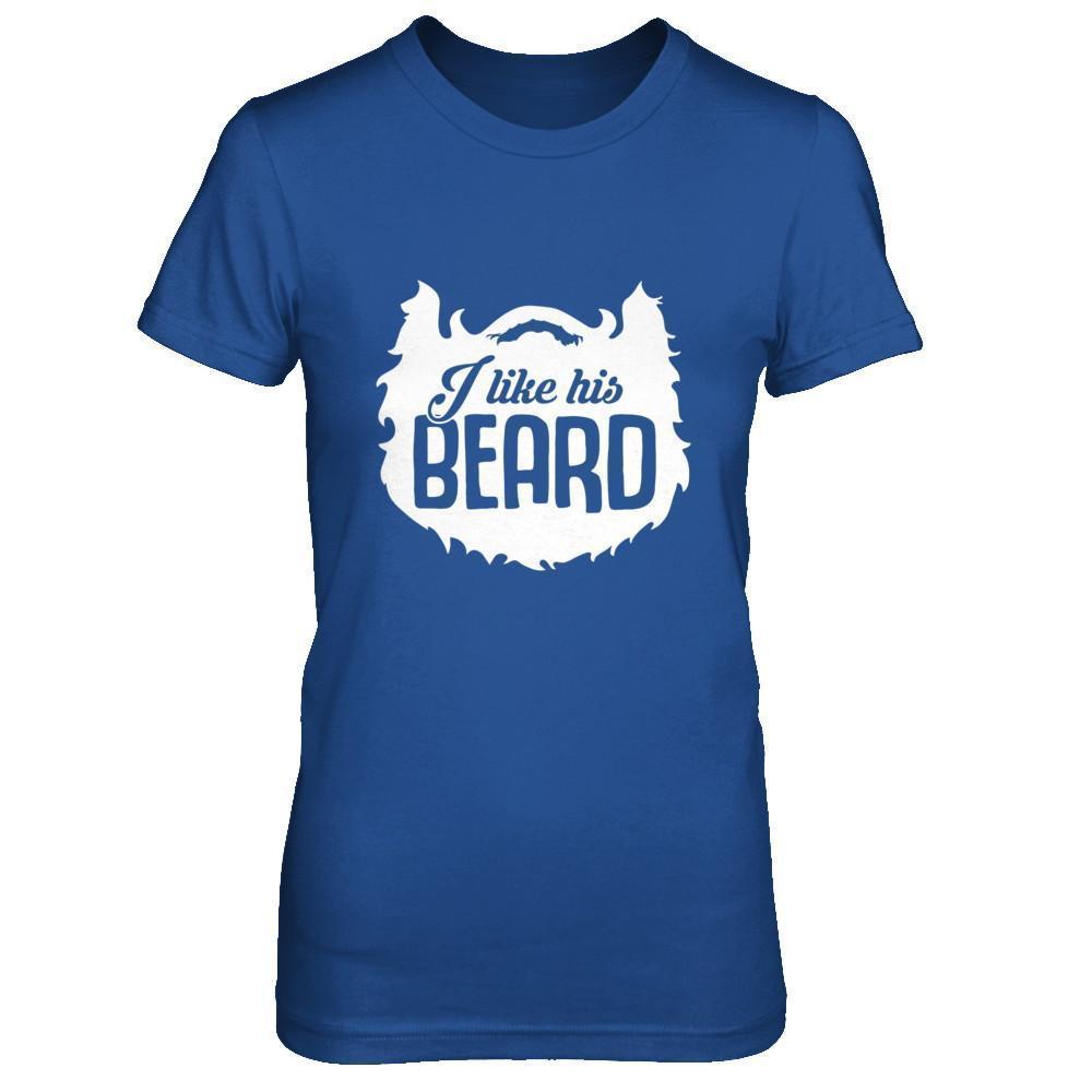 I Like His Beard I Like Her Butt Couple-T-Shirt & Hoodie-Women's T-Shirt-Royal