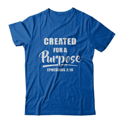 Created For A Purpose Christian Faith Jesus-T-Shirt & Hoodie-Premium T-Shirt-Royal