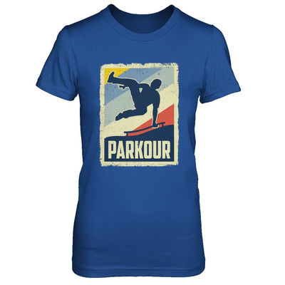Vintage Parkour Distressed Style-T-Shirt & Hoodie-Women's T-Shirt-Royal