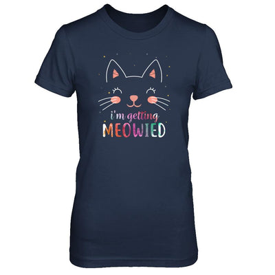 I'm Getting Meowied Cat-T-Shirt & Tank Top-Women's T-Shirt-Navy