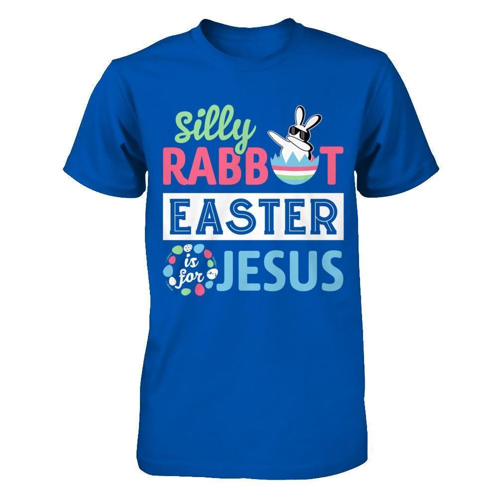 Dabbing Silly Rabbit Easter Is For Jesus-T-Shirt & Hoodie-