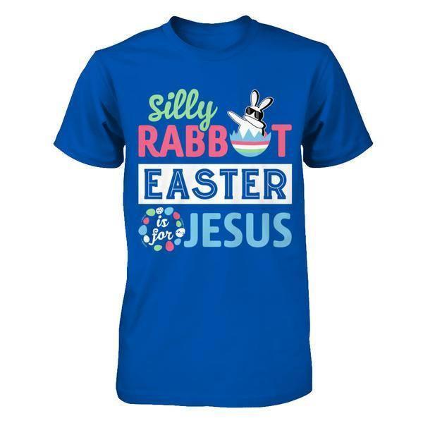 Dabbing Silly Rabbit Easter Is For Jesus-T-Shirt & Hoodie-Premium T-Shirt-Royal